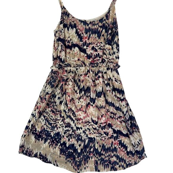 Paper Crown For Stitch Fix Dress Womens Small Cami Strappy Short Print Abstract - Picture 1 of 15